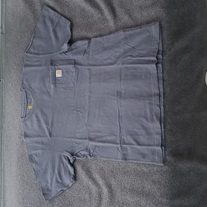 Carhartt T shirt, Med. In a blue/gray color. Sized like a Large.